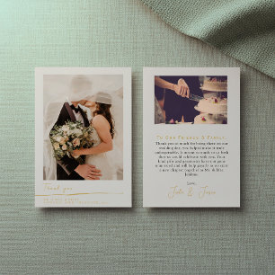 Votre photo mariage, carte de remerciements