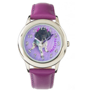 VOTRE PHOTO Montres violettes pour filles