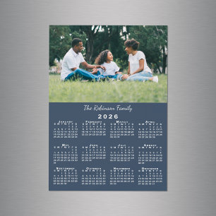 Votre photo personnalisée Calendrier magnétique Bl
