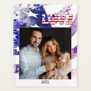 Votre photo USA Drapeau Patriot Planner
