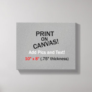 Votre PIC sur la toile - 10" x 8" (.75"