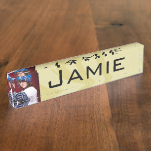 Votre plaque de nom de photo