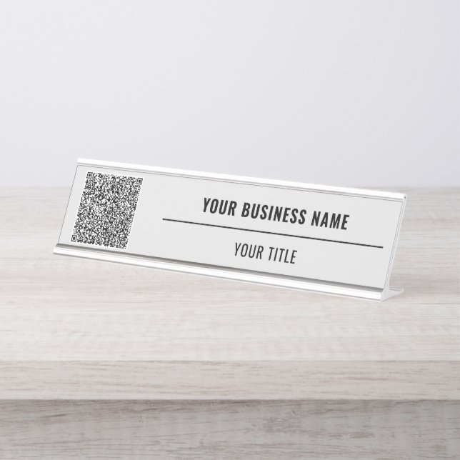 Votre plaque de nom du bureau d'affaires pour anal (Devant)