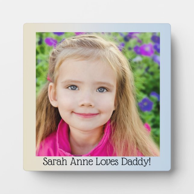 Votre Plaque Photo (Devant)