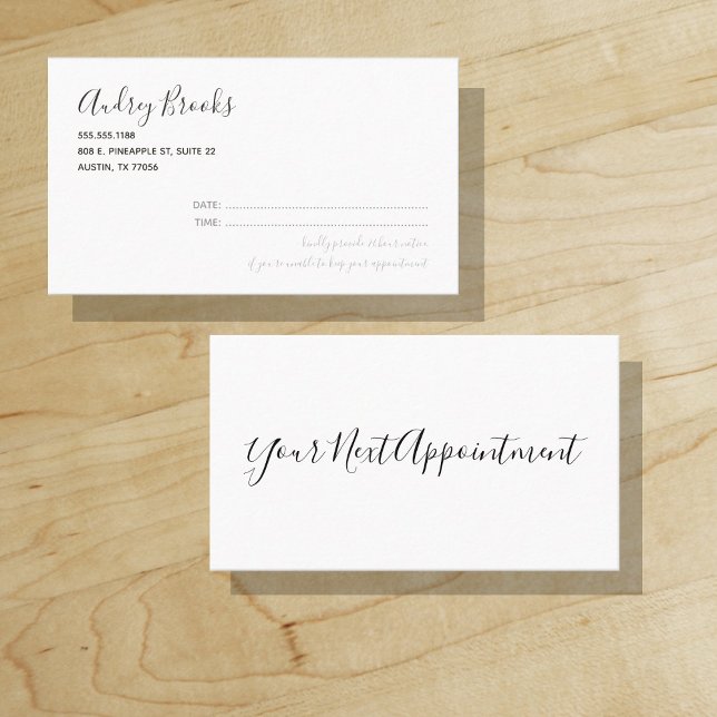 Votre prochain rendez-vous | Minimal | Professionn ("Everyday is abundantly beautiful." 
Sincerely Best Wishes from Lucky Design World)