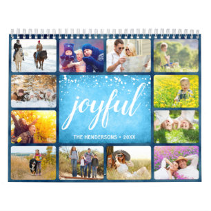 Votre propre calendrier photo 2019 Cadre bleu