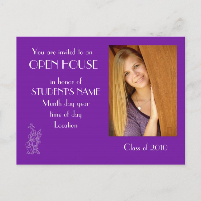 Votre propre photo - Carte postale Open house (Devant)