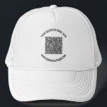 Votre QR Code Nom Info Entreprise Casquette promot<br><div class="desc">Code QR et texte personnalisé Professionnel Nom commercial personnalisé Site Web Promotionnel Fournitures / Cadeau - Ajouter votre code QR - Image ou logo / Nom - Entreprise / Site Web ou E-mail ou Téléphone - Coordonnées / Adresse - Redimensionner et déplacer ou supprimer / Ajouter des éléments - Image...</div>