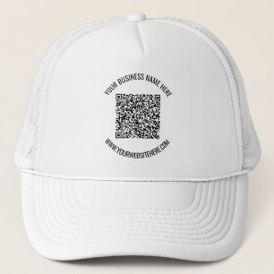 Votre QR Code Nom Info Entreprise Casquette promot