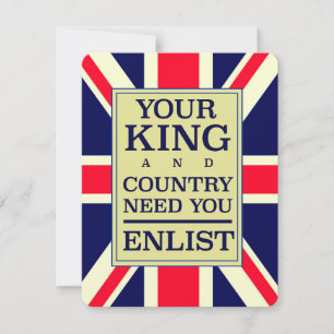 Votre roi et votre pays ont besoin de vous. Engage