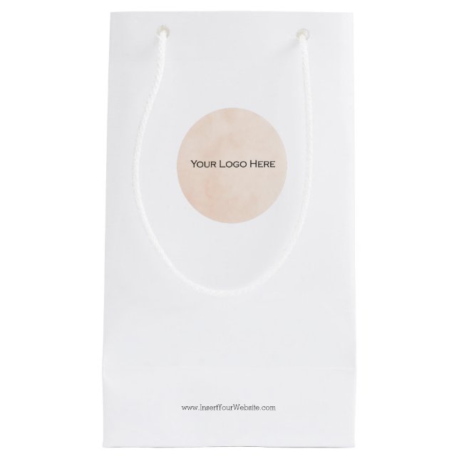 Votre sac cadeau en papier logo (Devant)
