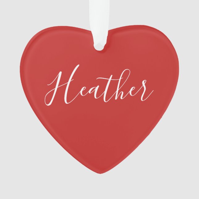 Votre script blanc personnalisé en rouge (devant)