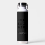 Votre site de logo d'entreprise Bouteille d'eau pe<br><div class="desc">Votre logo d'entreprise Site Web ou slogan Bouteille d'eau personnalisée. Un design simple et moderne en noir et blanc,  pour un look élégant et professionnel. N'importe quelle couleur,  n'importe quelle police,  aucun minimum.</div>