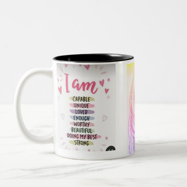 VOTRE SKETCH AVEC VOS PENSÉES SUR Mug (Gauche)