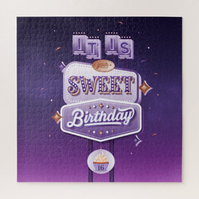 Votre Sweet sixteen Puzzle (20x20) (Vertical)