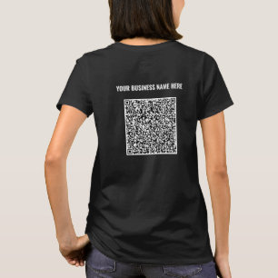 Votre T-Shirt d'affaires avec QR Code et Texte Per