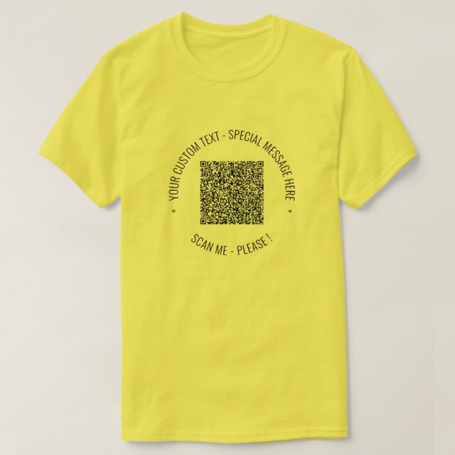 Votre T-Shirt de texte personnalisé pour l'analyse (Design devant)