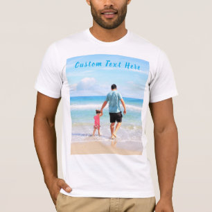 Votre T-shirt photo cadeau avec nom de texte perso