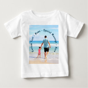 Votre T-shirt photo préférée pour bébé avec texte