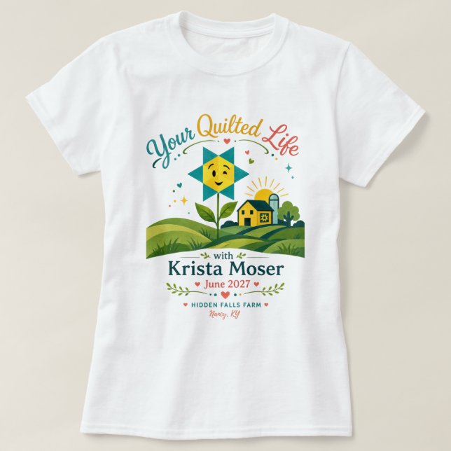 Votre T-shirt Your Quilted Life (Design devant)
