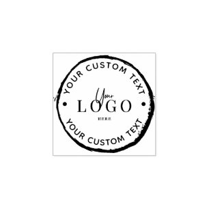 Votre tampon en caoutchouc avec logo personnalisé