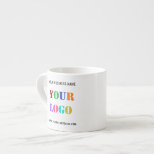 Votre tasse expresso d'affaires avec logo et texte