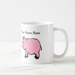 Votre tasse rose nommée de classique de porc de