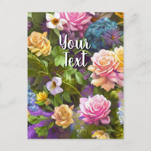 Votre texte Modèle de fleurs mixtes 9 fleurs