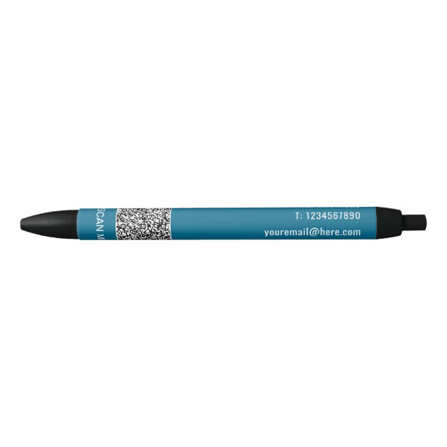 Votre texte personnalisé de code QR Stylos promoti (Devant)