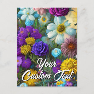 Votre texte personnalisé Fleurs mixtes 31 Modèle
