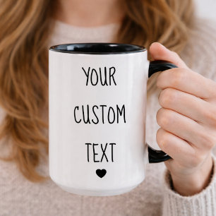 Votre texte personnalisé ici Tasse de café personn