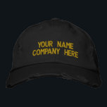 Votre texte promotionnel Casquette de baseball bro<br><div class="desc">Casquette promotionnel personnalisé facile - Ajouter votre texte - Nom - Entreprise / Numéro / Lettre / Slogan - Tagline / ou Site, Téléphone, E-mail, Poignée de médias sociaux, Adresse, Logo - Photo / plus - Choisissez votre couleur / Taille / Police - Faites votre unique cadeau promotionnel professionnel ou...</div>