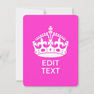 Votre texte sur garder la couronne calme rose chau