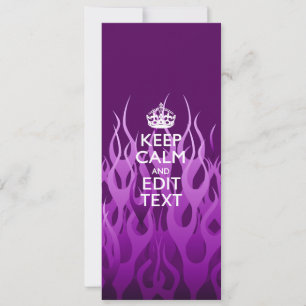 Votre texte sur Garder le calme sur Purple Racing 