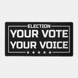 Votre Vote Votre Voix police blanche