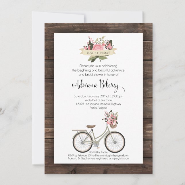 Votre voyage 5" x 7" invitation/à plat carte (Devant)