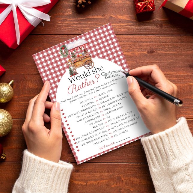 Voudrait-elle plutôt Country Market Bride carte de (Créateur téléchargé)