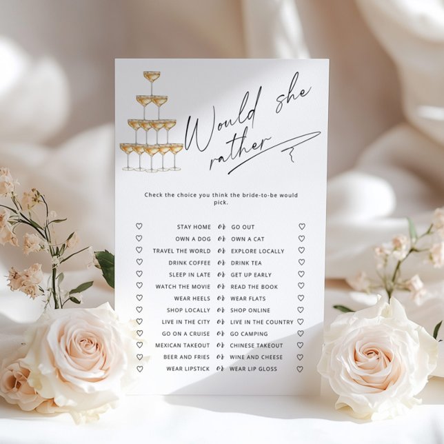 Voudrait-elle plutôt le jeu de douche de la mariée (Créateur téléchargé)