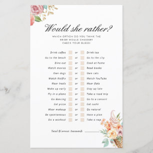 Voudrait-elle qu'elle ait été Scooped Bridal Game
