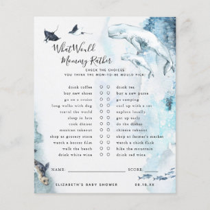 Voudrait Maman Plutôt Jeu Baby shower