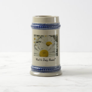 Voulez-vous flâner avec Daisy ? Mug Stein pour la