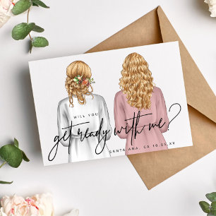 Voulez-vous vous préparer avec moi ? Cartes Filles