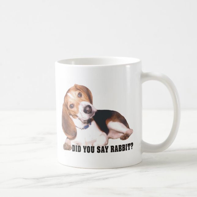 Vous a faits pour dire la tasse de beagle de lapin (Droite)