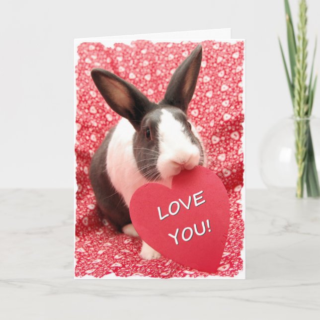 Vous aime ! Carte de la Saint-Valentin (Devant)