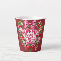 Vous aimez beaucoup les fraises Mug | Rose
