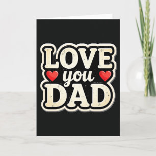 Vous aimez Papa Carte de Style Vintage