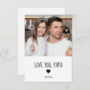 Vous aimez Papa Carte photo