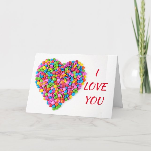 VOUS AIMEZ ***PLUS QUE LA CANDY*** CARTE D'ANNIVER (Devant)