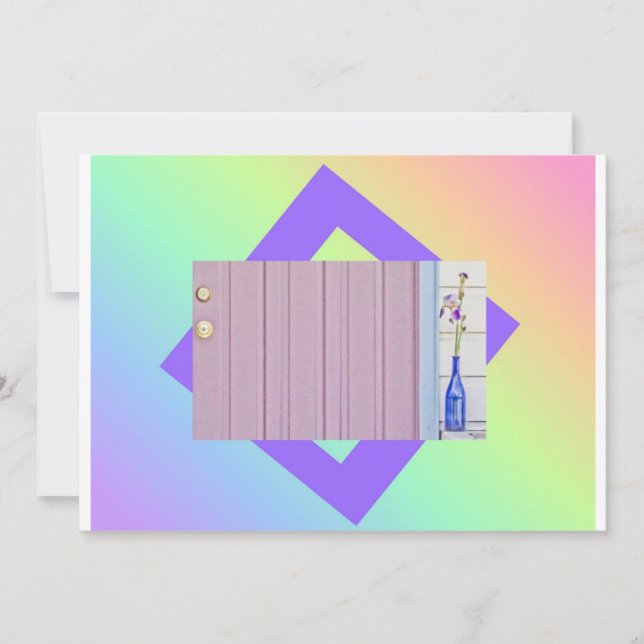Vous attendez ~ Carte d'invitation (Devant)