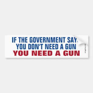 Vous Avez Besoin D'Un Sticker À Bumper D'Armes À